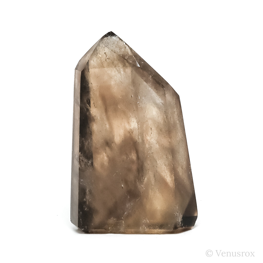 Smoky Phantom Quartz Polished Point from Madagascar | Venusrox