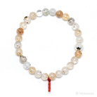 Mica in Quartz Bead Bracelet from Madagascar | Venusrox