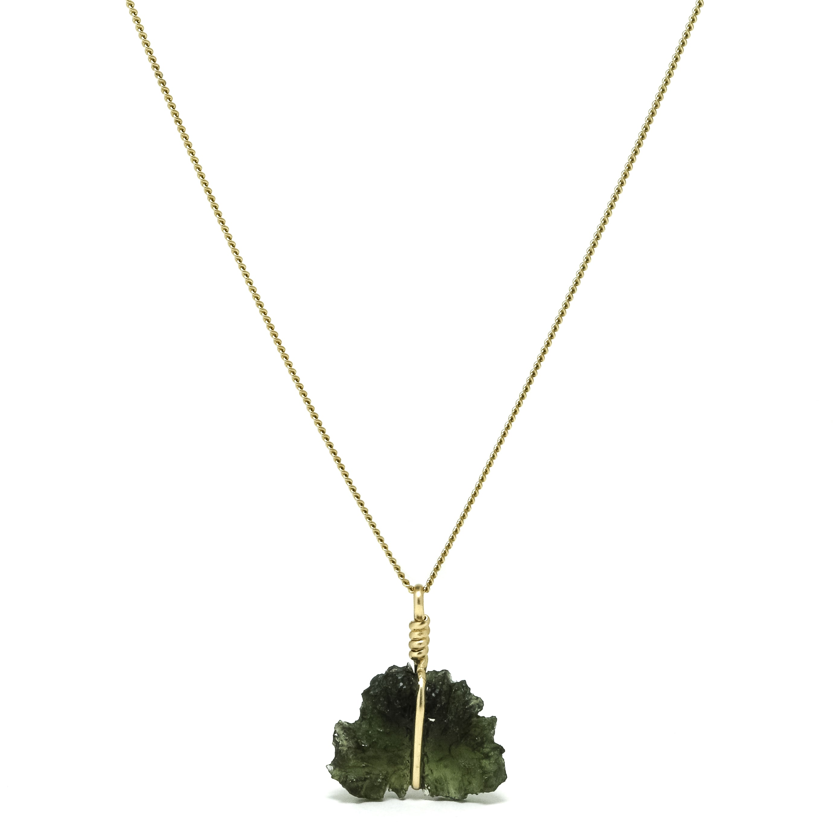 Moldavite Crystal Pendant from Chlum, Czech Republic | Venusrox