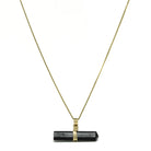 Black Tourmaline Natural Double Terminated Crystal Pendant from Brazil | Venusrox