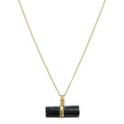 Black Tourmaline Natural Double Terminated Crystal Pendant from Brazil | Venusrox