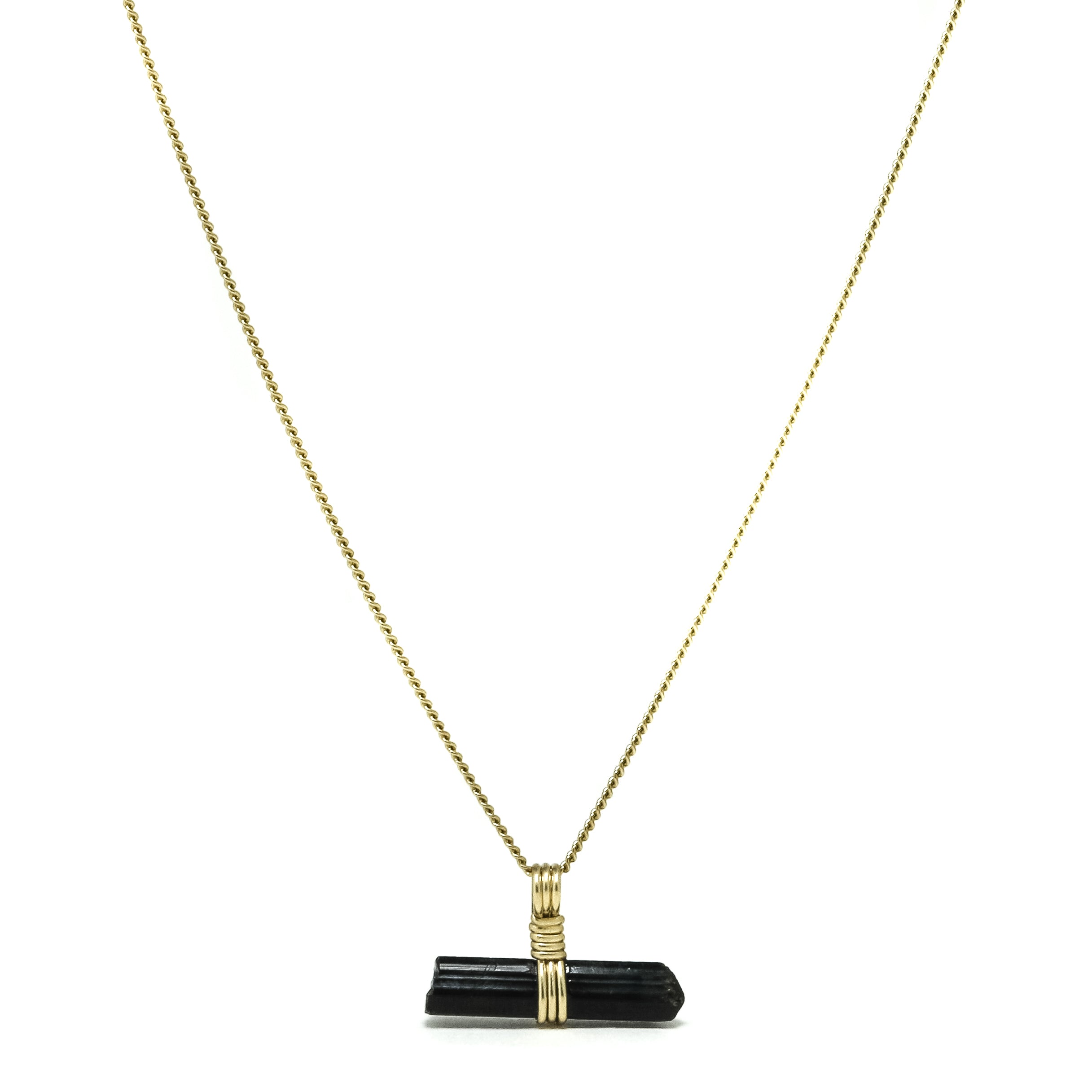 Green Tourmaline Natural Crystal Pendant from Brazil | Venusrox