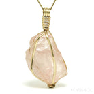 Rose Quartz Natural Crystal Pendant from Brazil | Venusrox