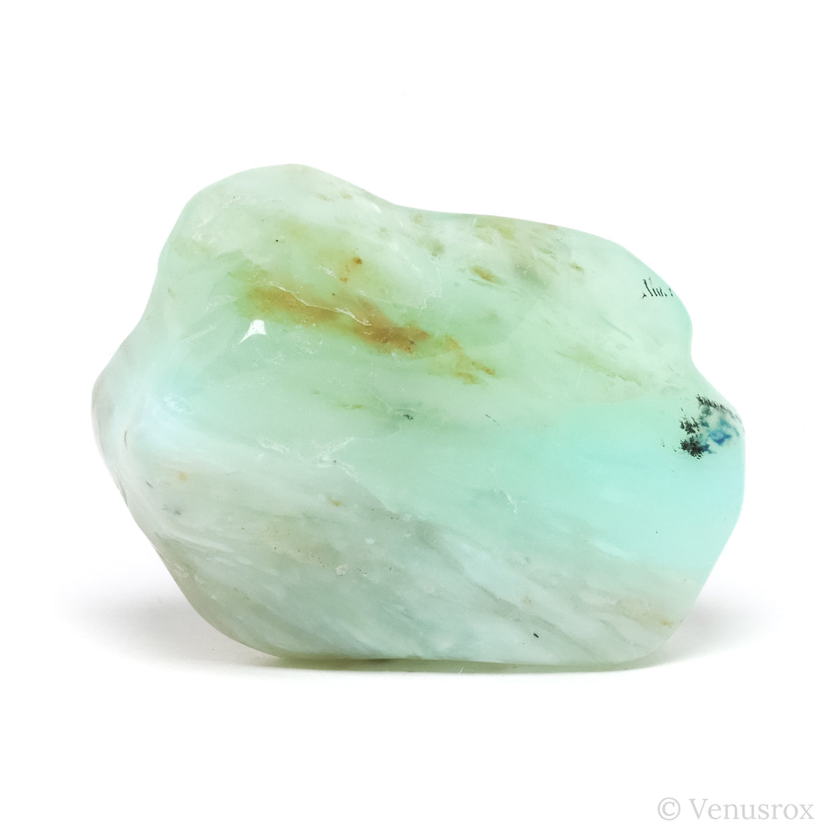 Blue Andean Opal Polished Crystal from the Acari Mine, Caraveli Province, Arequipa Department, Peru | Venusrox
