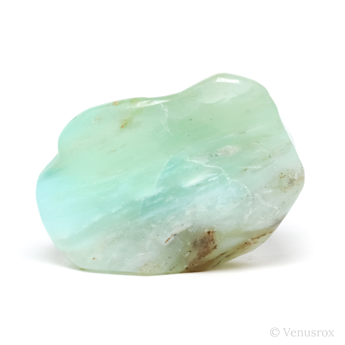 Blue Andean Opal Polished Crystal from the Acari Mine, Caraveli Province, Arequipa Department, Peru | Venusrox