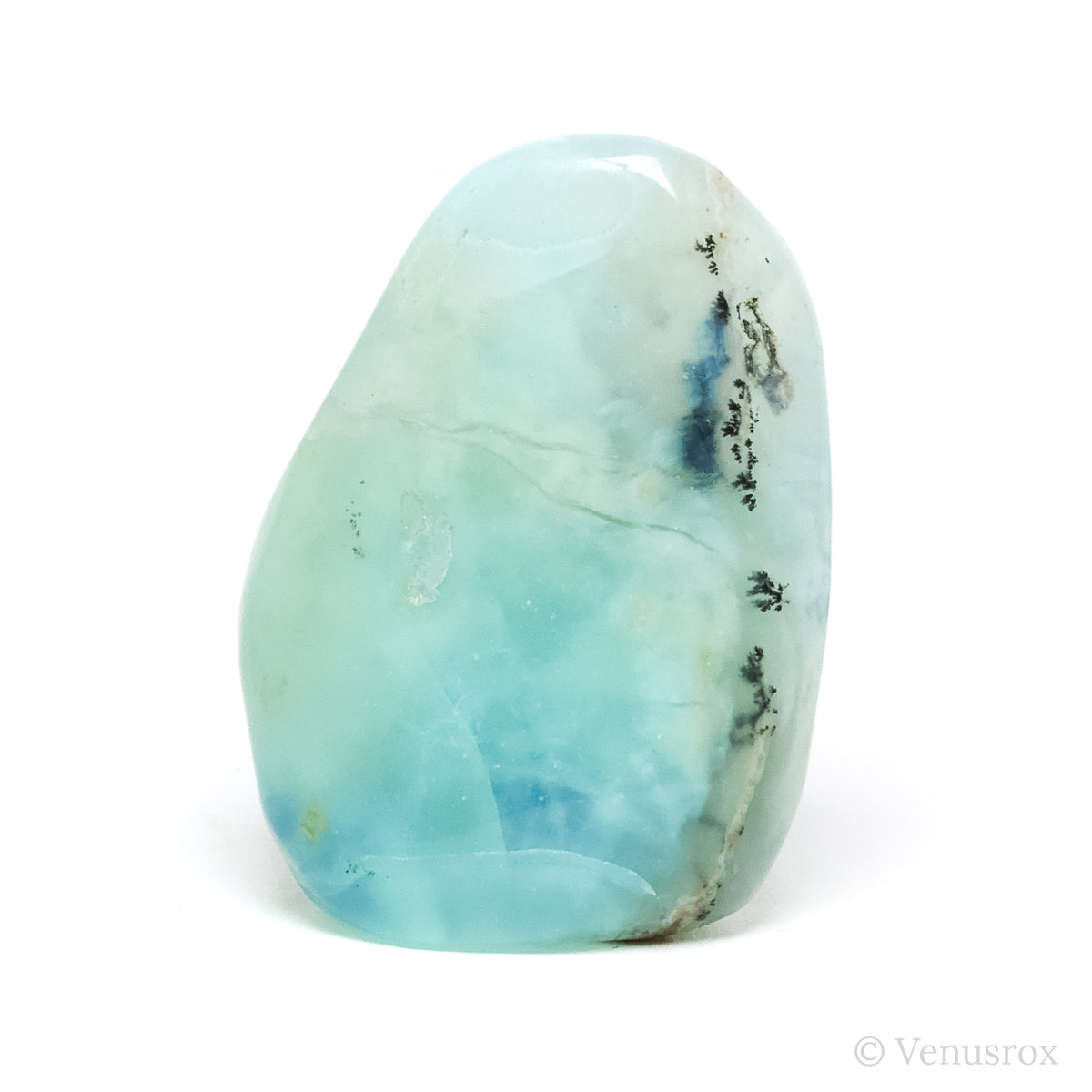 Blue Andean Opal Polished Crystal from the Acari Mine, Caraveli Province, Arequipa Department, Peru | Venusrox