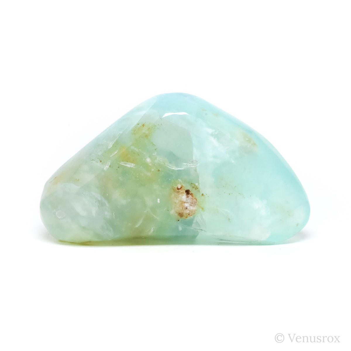 Blue Andean Opal Polished Crystal from the Acari Mine, Caraveli Province, Arequipa Department, Peru | Venusrox