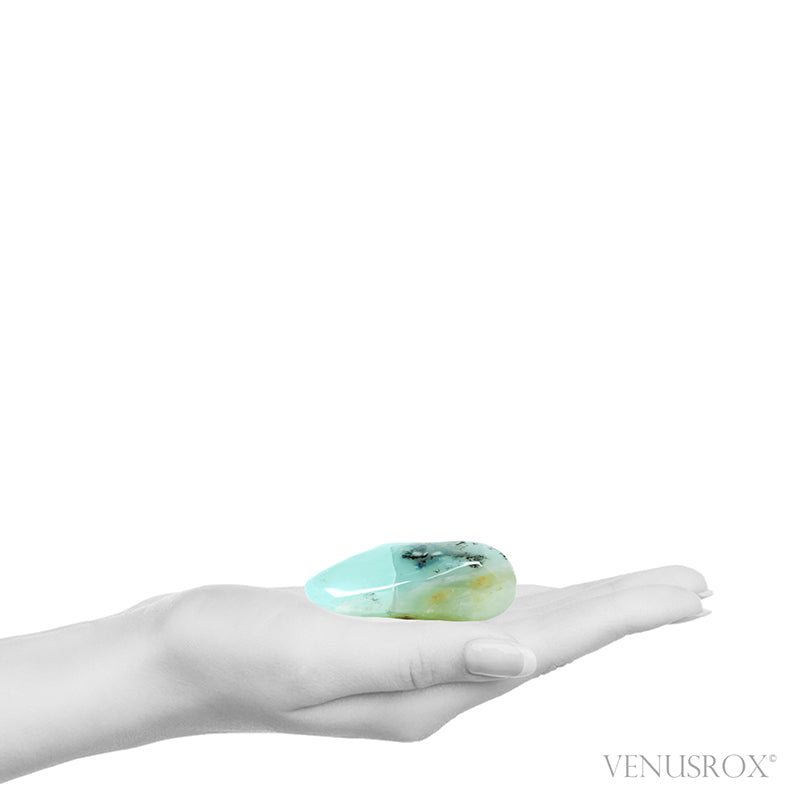 Blue Andean Opal Polished Crystal from the Acari Mine, Caraveli Province, Arequipa Department, Peru | Venusrox