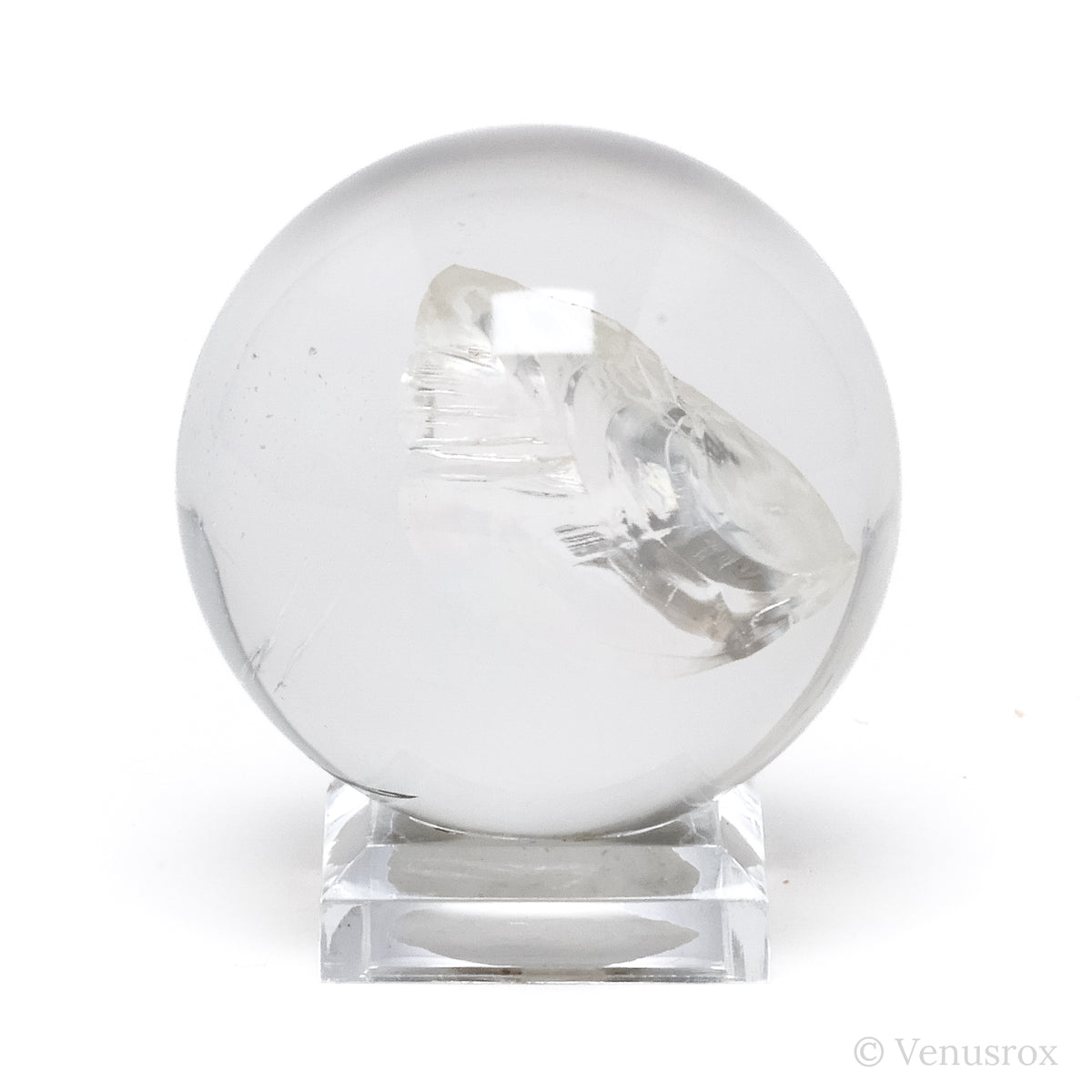 Clear Quartz Polished Sphere from Brazil | Venusrox