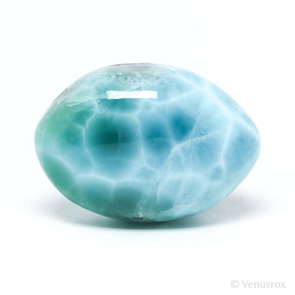 Larimar Polished Crystal from Dominican Republic | Venusrox