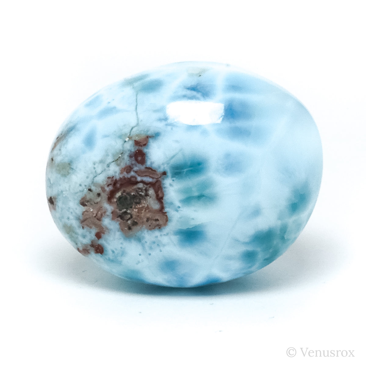 Larimar Polished Crystal from Dominican Republic | Venusrox
