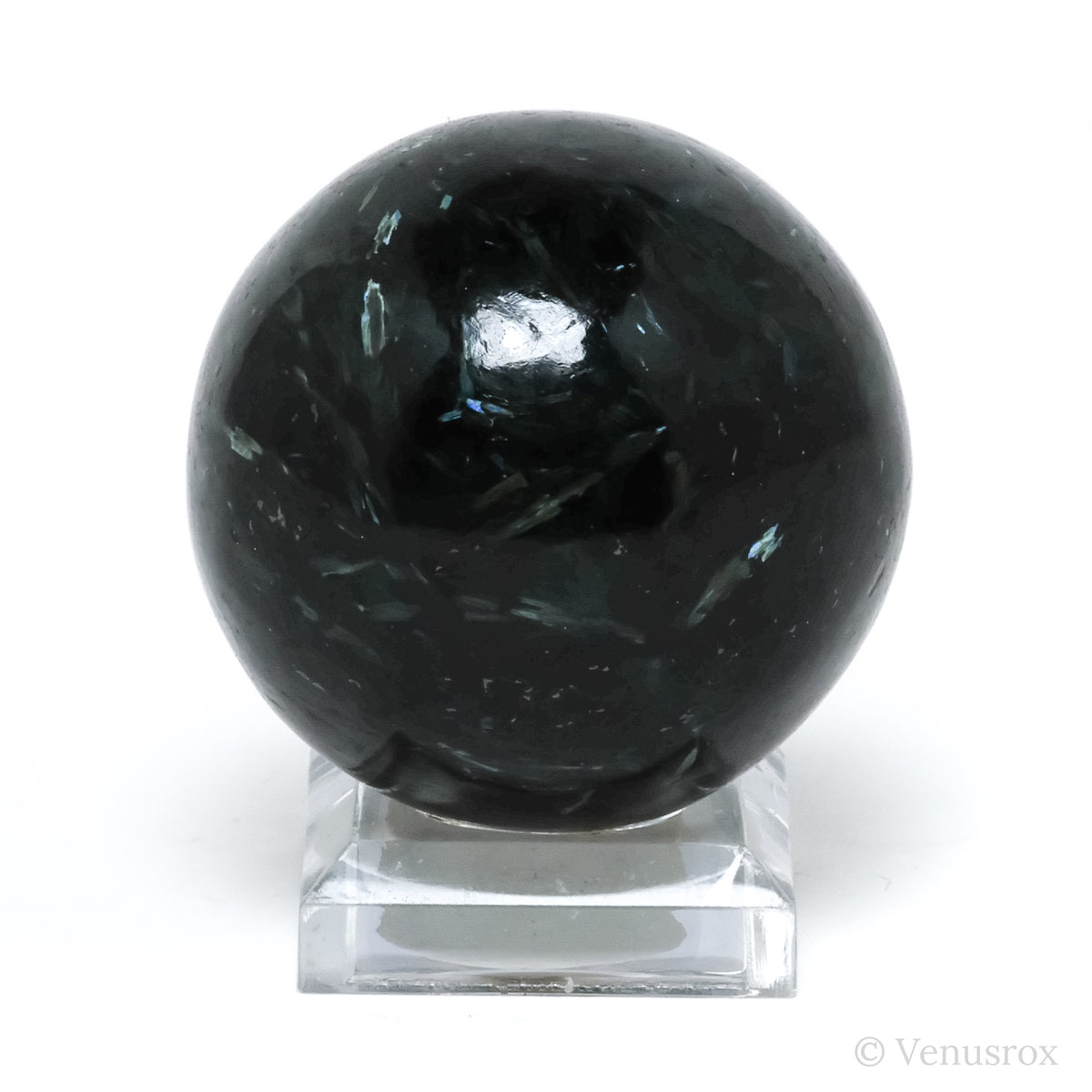 Nuummite Polished Sphere from Greenland | Venusrox
