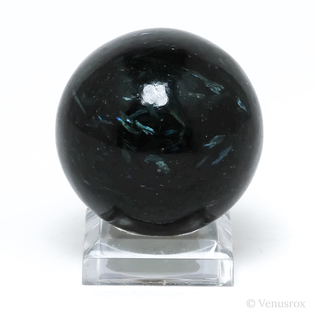 Nuummite Polished Sphere from Greenland | Venusrox