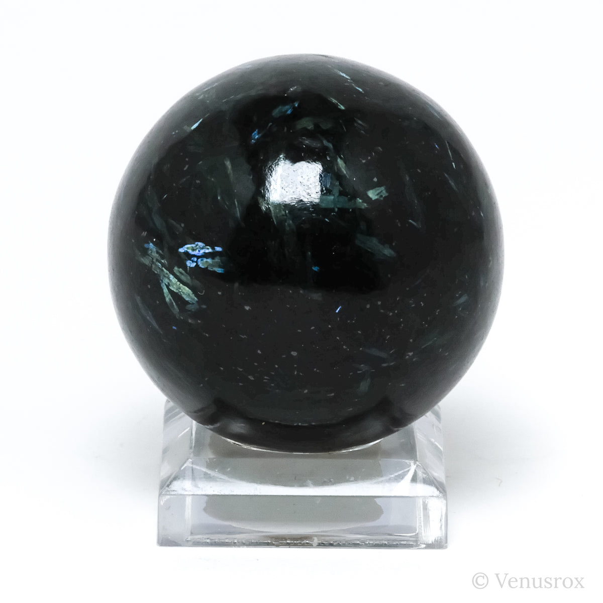 Nuummite Polished Sphere from Greenland | Venusrox
