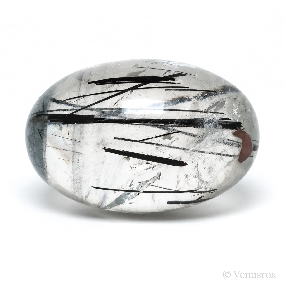 Tourmalinated Quartz Polished Crystal from Brazil | Venusrox