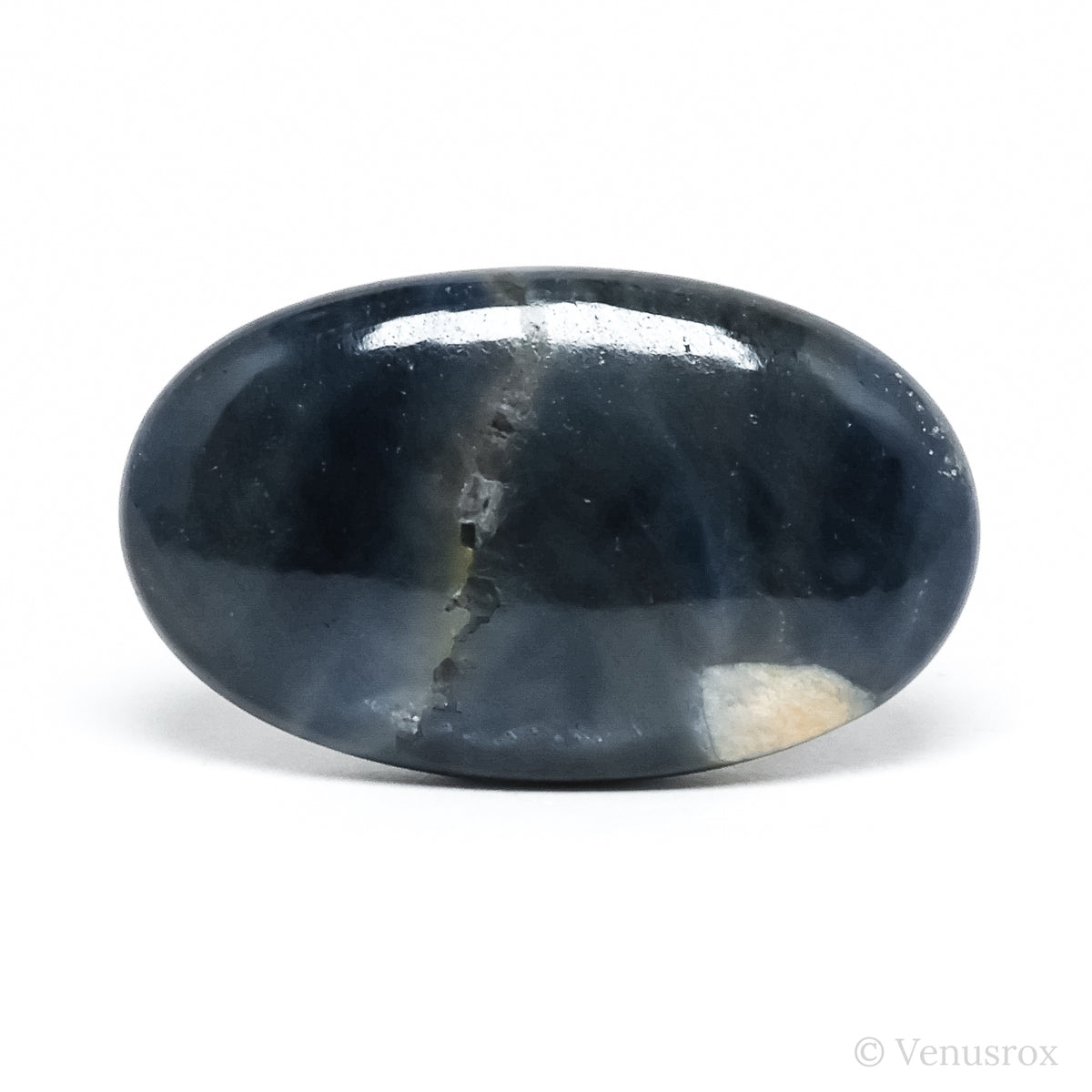 Blue Sapphire Polished Crystal from India | Venusrox