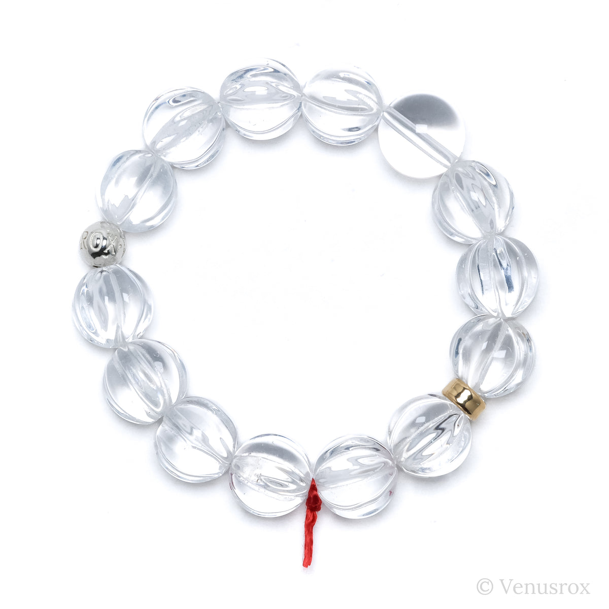 Clear Quartz Bead Bracelet from Brazil | Venusrox