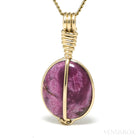 Calcite Cobaltoan Polished Crystal Pendant from Morocco | Venusrox