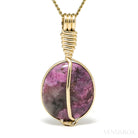 Calcite Cobaltoan Polished Crystal Pendant from Morocco | Venusrox
