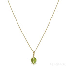 Peridot Polished Sphere Pendant from the Kaghan Valley, Pakistan | Venusrox