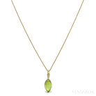 Peridot Polished Crystal Pendant from the Kaghan Valley, Pakistan | Venusrox