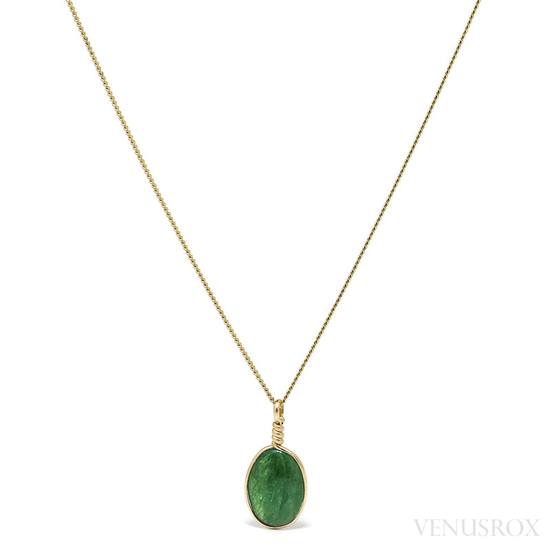Tsavorite Garnet Natural Crystal Pendant from Tanzania | Venusrox