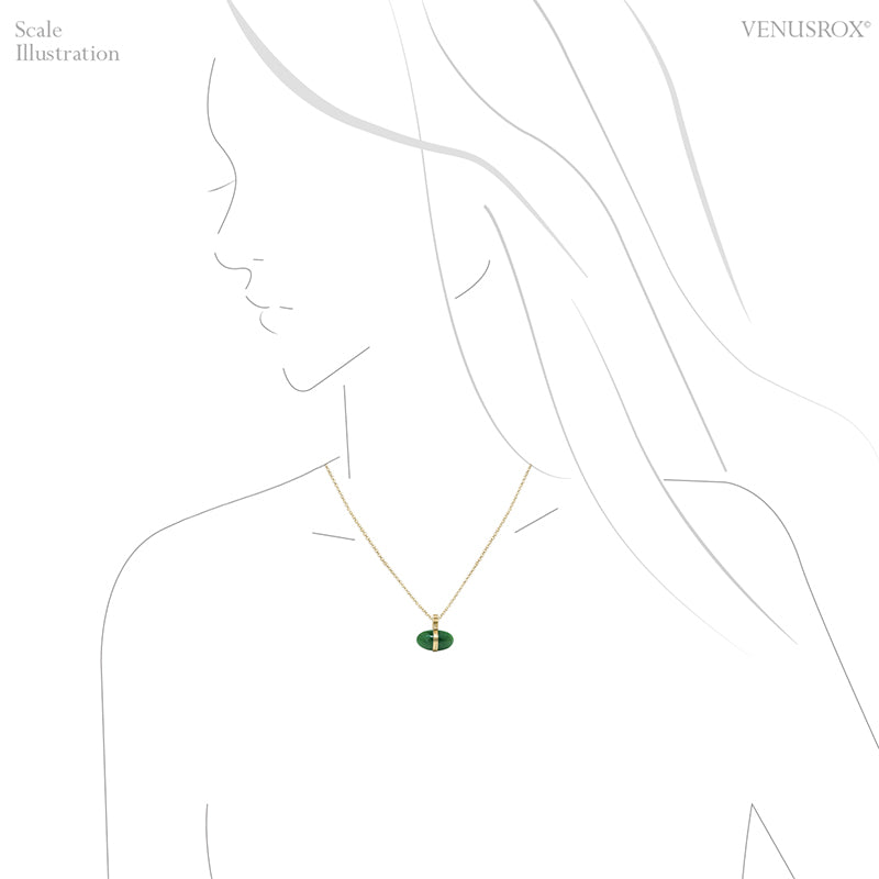 Tsavorite Garnet Natural Crystal Pendant from Tanzania | Venusrox