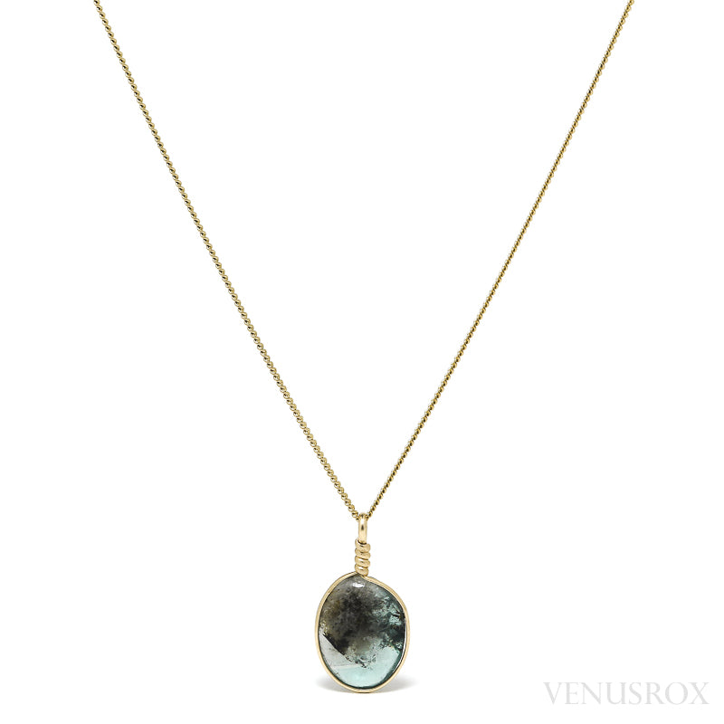 Fluorite/Galena Polished Crystal Pendant from Diana Maria Mine, England