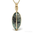 Fluorite/Galena Polished Crystal Pendant from Diana Maria Mine, England | Venusrox