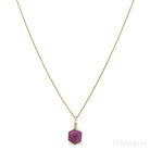 Ruby Polished Crystal Pendant from India | Venusrox