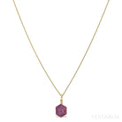 Ruby Polished Crystal Pendant from India | Venusrox