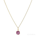 Ruby Polished Crystal Pendant from India | Venusrox