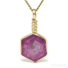 Ruby Polished Crystal Pendant from India | Venusrox