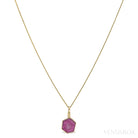 Ruby Polished Crystal Pendant from India | Venusrox