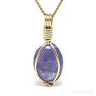 Natural Tanzanite Polished Crystal Pendant from Tanzania | Venusrox