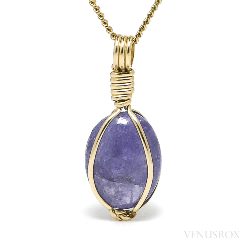 Natural Tanzanite Polished Crystal Pendant from Tanzania | Venusrox