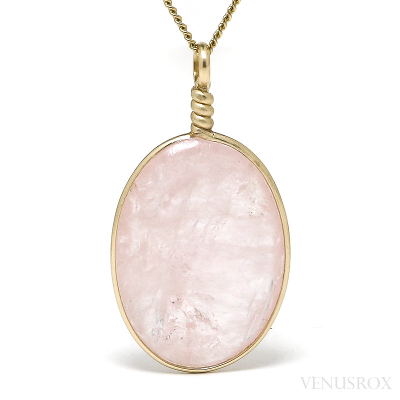 Morganite Polished Crystal Pendant from Brazil | Venusrox
