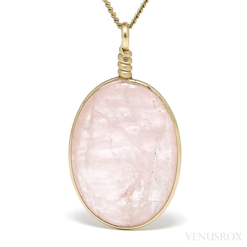 Morganite Polished Crystal Pendant from Brazil | Venusrox
