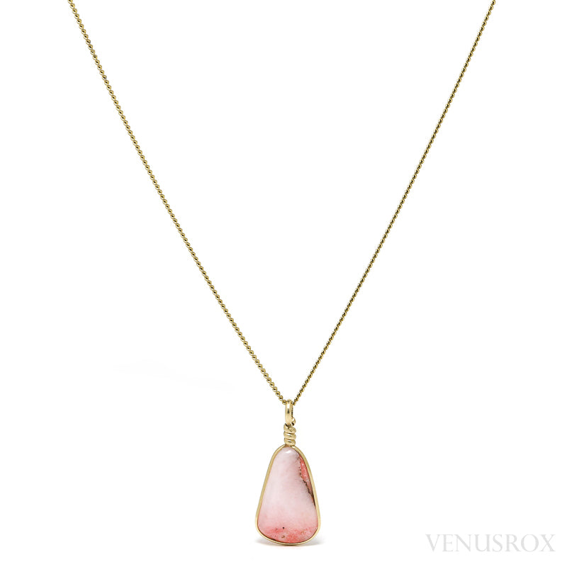 Tugtupite Polished Crystal Pendant from Tugtup Agtâkorfia, Narsaq municipality, Greenland | Venusrox