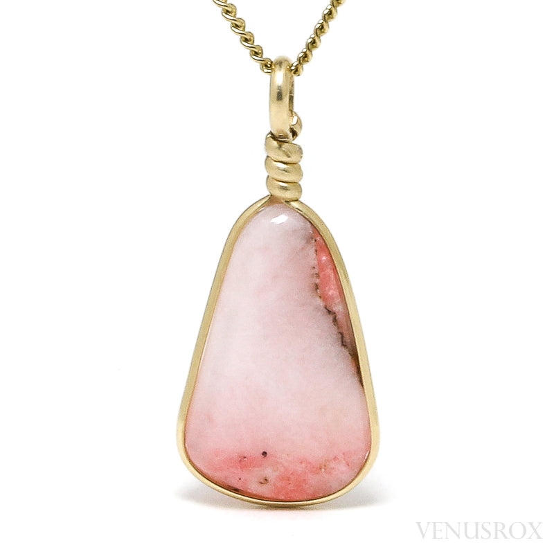 Tugtupite Polished Crystal Pendant from Tugtup Agtâkorfia, Narsaq municipality, Greenland | Venusrox