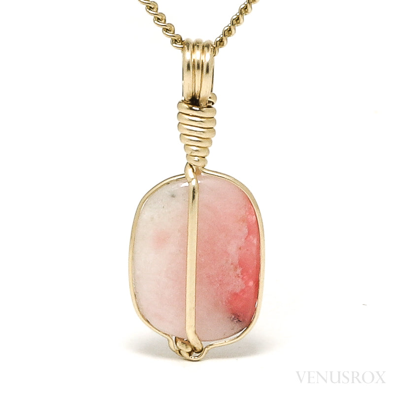 Tugtupite Polished Crystal Pendant from Tugtup Agtâkorfia, Narsaq municipality, Greenland | Venusrox