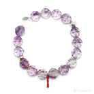 Amethyst with Clear Quartz, Hematite & Goethite Bracelet from Brazil | Venusrox