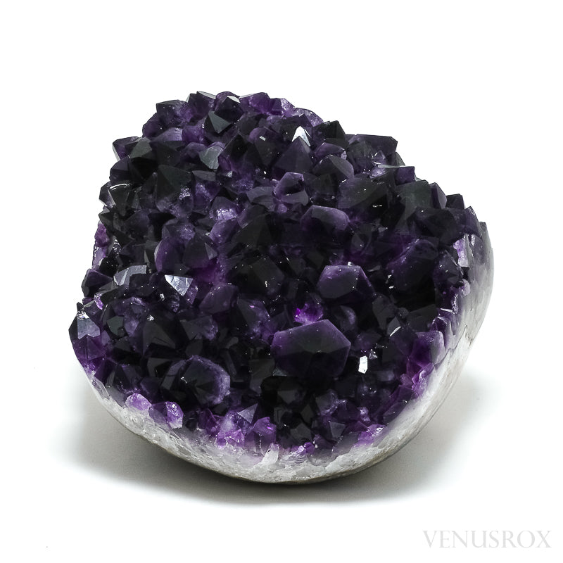 Amethyst with Agate, Quartz & Calcite Geode Sphere from Brazil | Venusrox