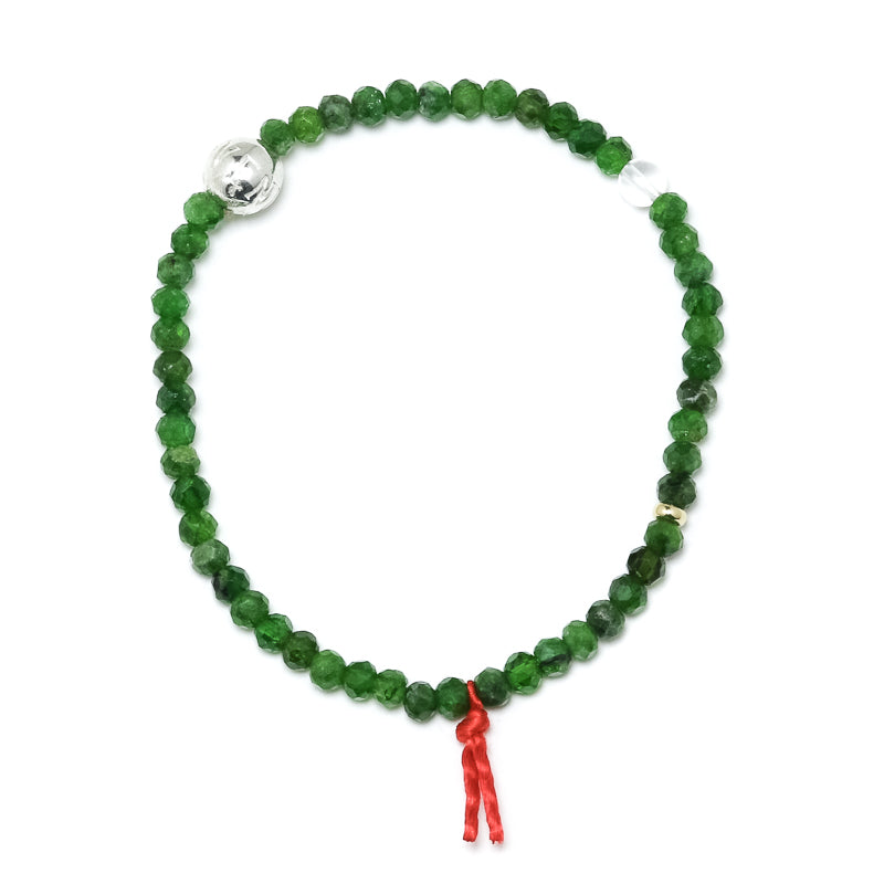 Chrome Diopside Bracelet from Russia | Venusrox
