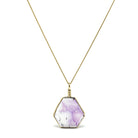 Brandberg Amethyst Quartz Polished Slice Pendant | Venusrox