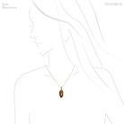 Sunstone Polished Crystal Pendant from India | Venusrox