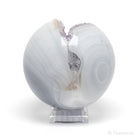 Amethyst with Agate Geode Sphere from Brazil | Venusrox