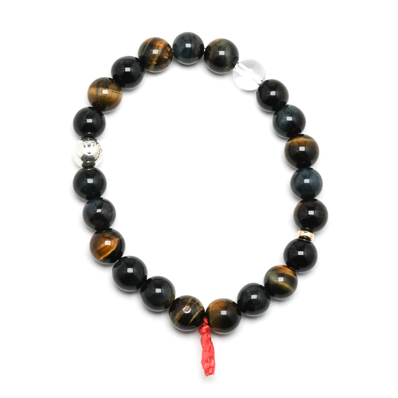 Blonde Tigers Eye with Falcons Eye Bracelet from South Africa | Venusrox