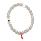 Grey Moonstone Bead Bracelet from India | Venusrox