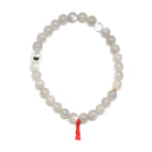 Grey Moonstone Bead Bracelet from India | Venusrox